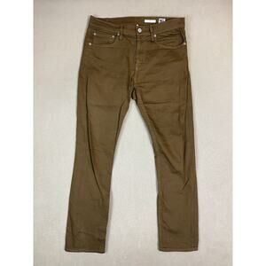 Noend Jeans Mens 31 Brown Brooklyn Slim Fit Stretch Mid Rise 5‎ Pocket Denim